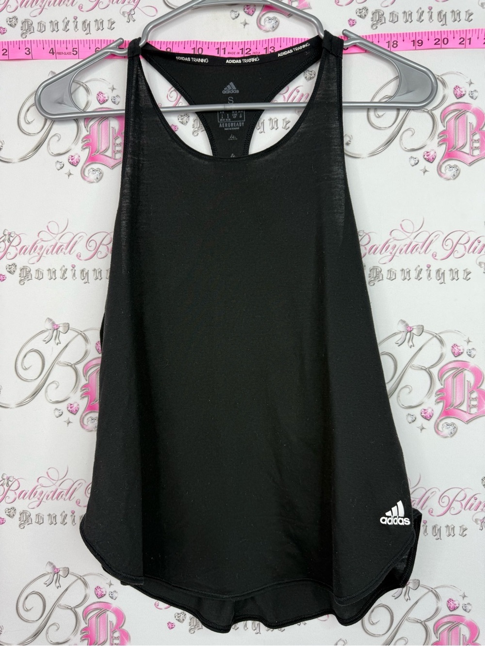 adidas tank top white Black Racerback Tank Top